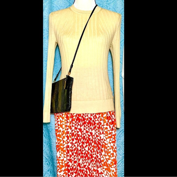 🌺HP🌺 Future Collective with Kahlana Barfield Brown Pleated A-line Skirt - Picture 2 of 7